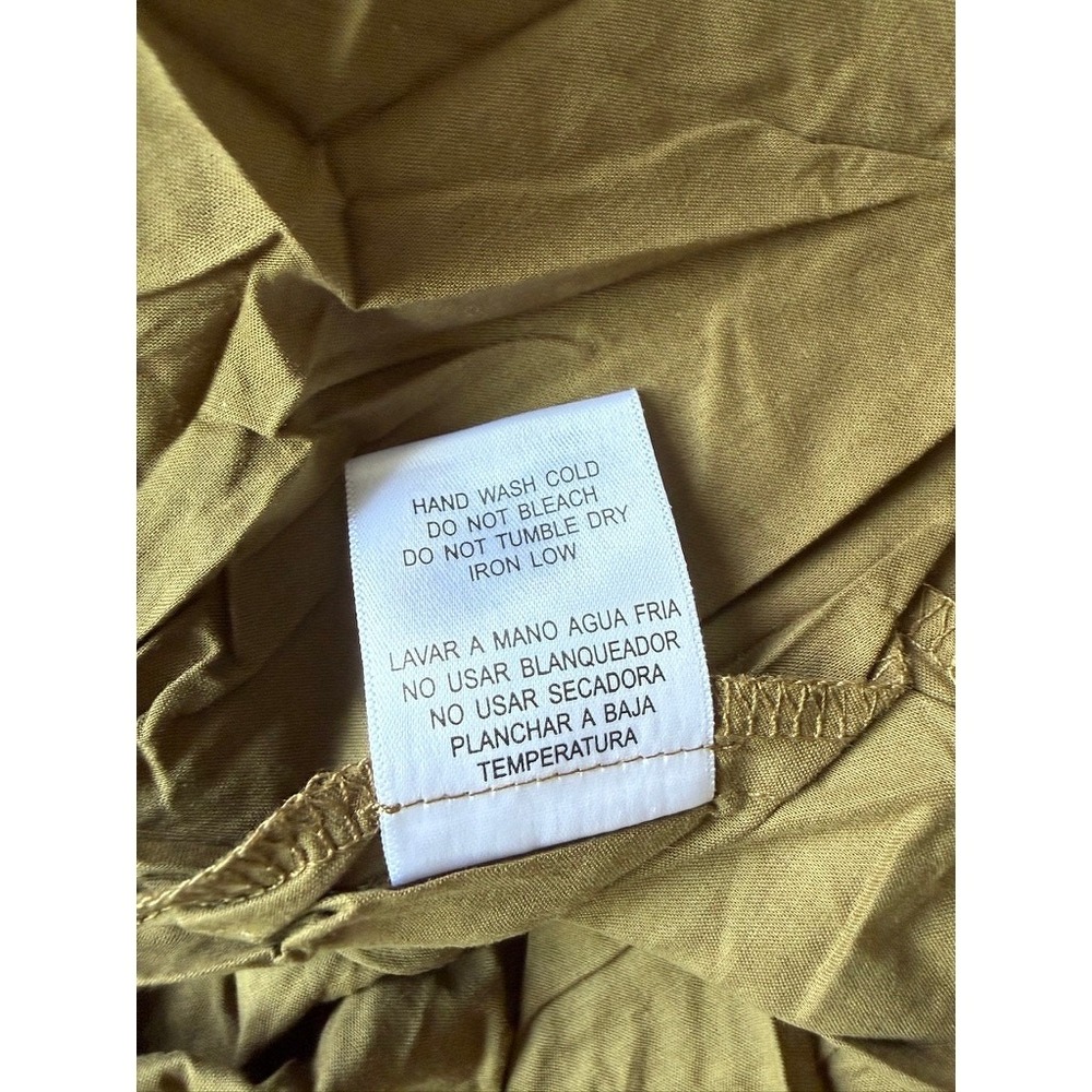 tuckernuck hyacinth house russell mini dress moss olive, women size medium - Picture 10 of 10